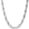 8mm Ankerkette-Steg Silberkette Collier Halskette aus 925 Silber 50cm