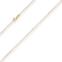 1,6mm Ankerkette weit Goldkette Collier Halskette aus 585 Gold Gelbgold 45cm
