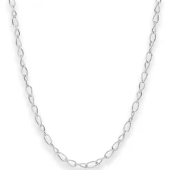 3,9mm Ankerkette weit Silberkette Collier Halskette aus 925 Silber 45cm
