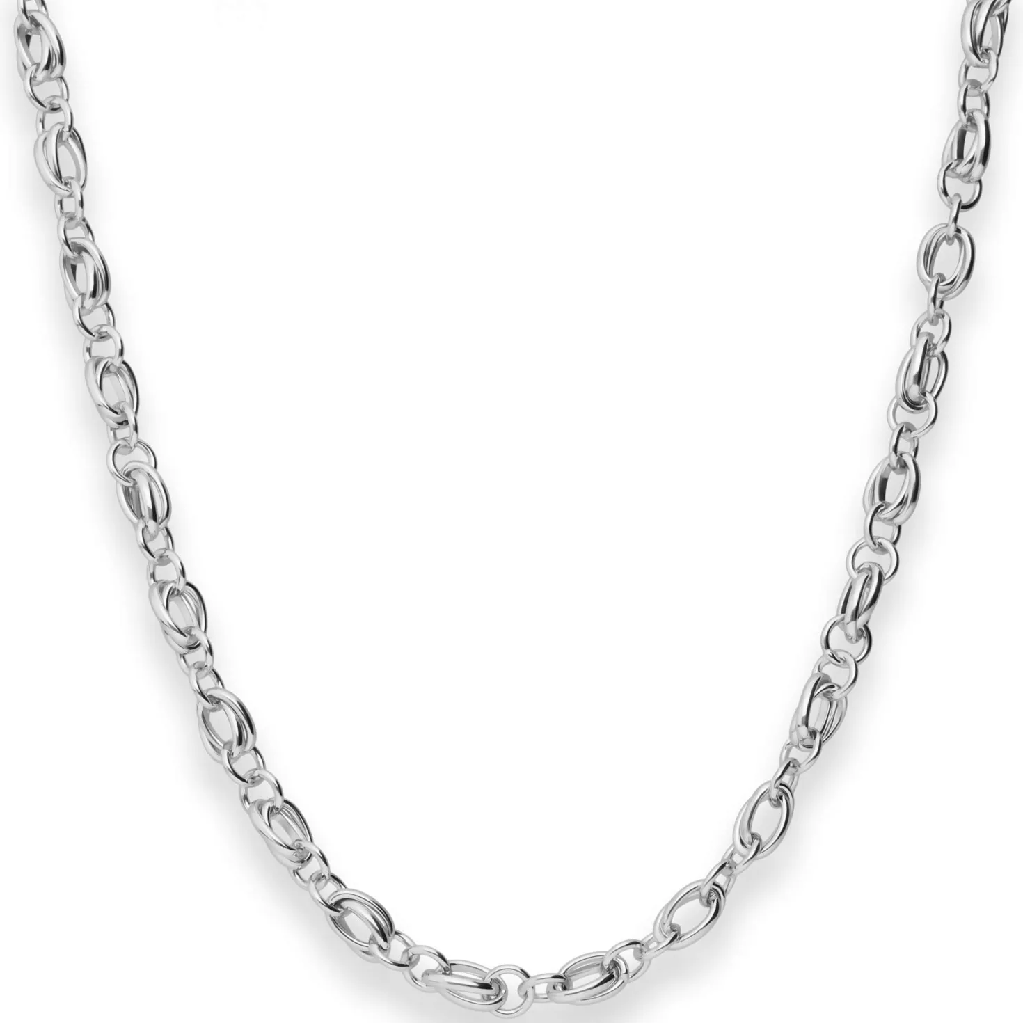 4,5mm Ankerkette weit Silberkette Collier Halskette aus 925 Silber 45cm