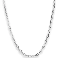3,8mm Ankerkette weit Silberkette Collier Halskette aus 925 Silber 75cm