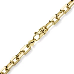 8,5mm Ankerktte Halskette Collier aus 585 Gold Gelbgold massiv 65cm Herren