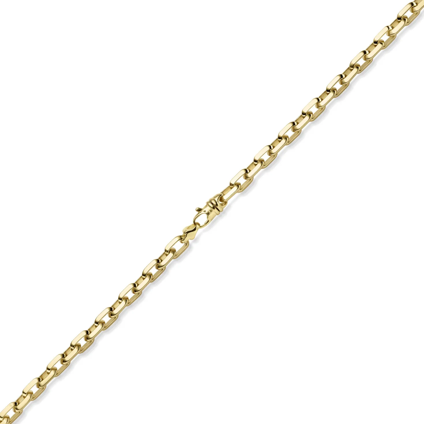 8,5mm Ankerktte Halskette Collier aus 585 Gold Gelbgold massiv 65cm Herren