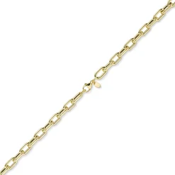 7,5mm Anker-Weit-Rechteck Kette Collier Halsschmuck aus 585 Gold Gelbgold 55cm