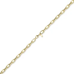 6mm Anker-Weit-Rechteck Kette Collier Halsschmuck aus 585 Gold Gelbgold 50cm