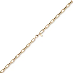 6mm Anker-Weit-Rechteck Kette Collier Halsschmuck aus 585 Gold Rotgold 55cm