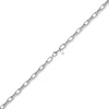 6mm Anker-Weit-Rechteck Kette Collier Halsschmuck aus 585 Gold Weißgold 45cm