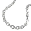 3,5mm Armband Ankerkette diamantiert aus 925 Silber 21cm Armschmuck glänzend