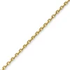 2,5mm Armband Armkette Ankerkette aus 585 Gold Gelbgold, 21cm, Unisex