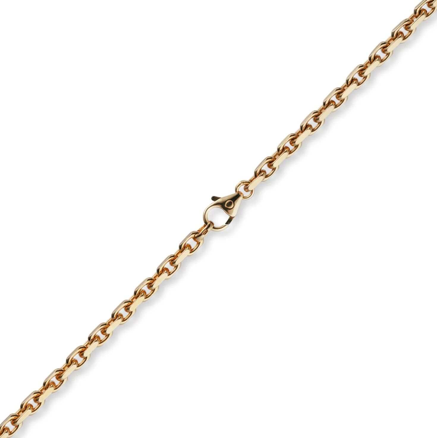 4mm Armband Armkette Ankerkette aus 750 Gold Rotgold massiv 19cm Goldarmband