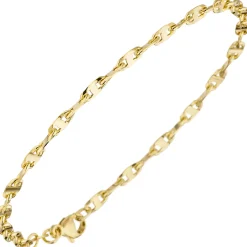 2,9mm Armband Armkette Armschmuck Goldarmband 585 Gold Gelbgold 19cm