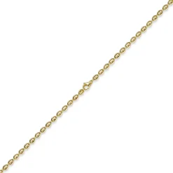 4mm Armband Armkette Bohnenkette Schiffsankerkette 585 Gold Gelbgold 21cm Unisex