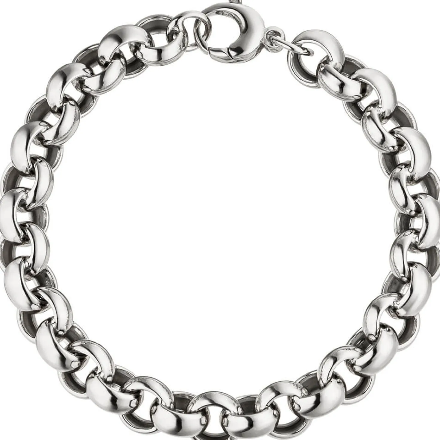 10,1mm Armband Armkette Erbsarmband aus 925 Silber 21cm Unisex