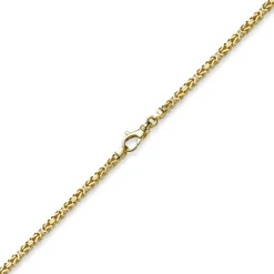 3mm Armband Armkette Königskette aus 585 Gold Gelbgold, 19cm Unisex