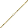 3mm Armband Armkette Königskette aus 585 Gold Gelbgold, 21cm, Unisex