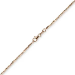 1,8mm Armband Armkette Kugelkette diamantiert aus 750 Gold Rotgold 17cm