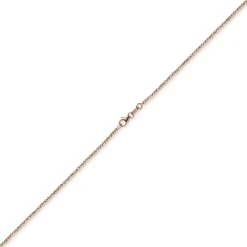 1,8mm Armband Armkette Kugelkette diamantiert aus 750 Gold Rotgold 18cm