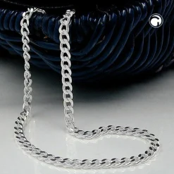 2,8mm Armband Armkette Panzerkette, flach, 925 Sterlingsilber, 19cm