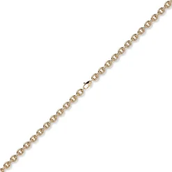 7mm Armband Armkette Rundankerkette aus 585 Gold Rotgold 19cm