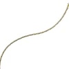3mm Armband Armkette runde Königskette 585 Gold gelb/weiß bicolor 21cm Unisex