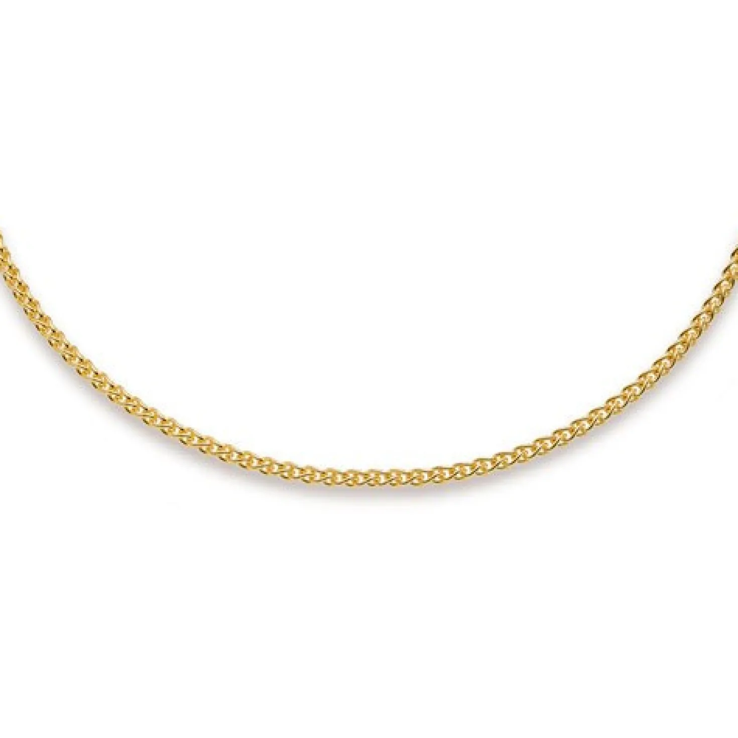 3mm Armband Armkette Zopfkette aus 750 Gold Gelbgold 21cm Unisex Goldarmband