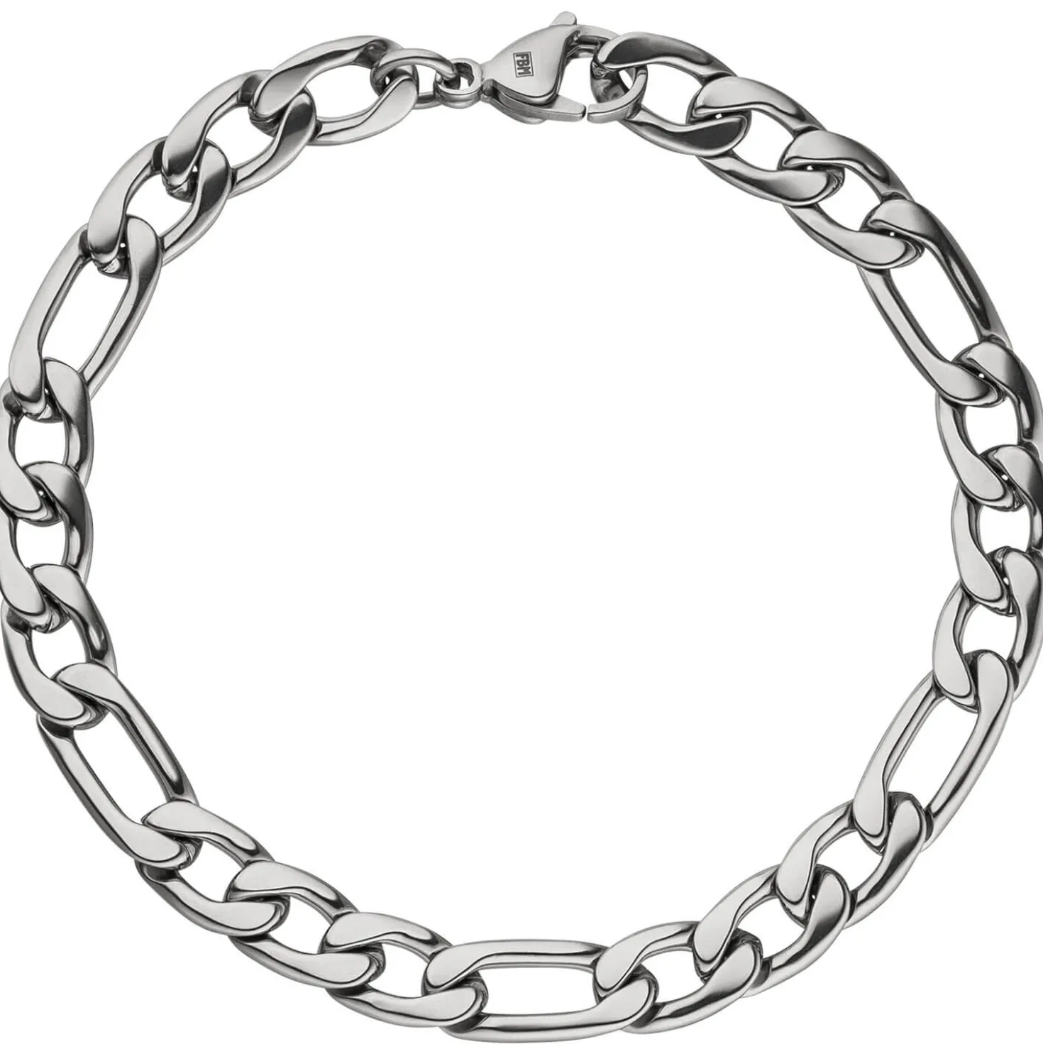 7,4mm Armband Armschmuck Armkette Figarokette aus Edelstahl 21cm Herren