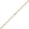 6,5mm Armband Armschmuck Paper Clip aus 585 Gold Gelbgold 19cm