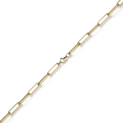 6,5mm Armband Armschmuck Paper Clip aus 585 Gold Gelbgold 19cm
