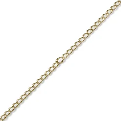 8mm Armband Armschmuck Phantasiekette aus 585 Gold Gelbgold glänzend 21cm