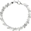 6,4mm Armband aus 925 Silber matt mit 52 weißen Zirkonia 19cm Armschmuck Damen