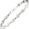 5,4mm Armband aus 925 Silber teilmattiert & rhodiniert 19cm Armschmuck Damen