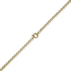 6mm Armband Erbskette aus 585 Gold Gelbgold Armschmuck Armkette, Unisex, 19cm