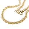 3mm Armband Fantasie-Zopfkette aus 9Kt 375 Gold Gelbgold 19cm