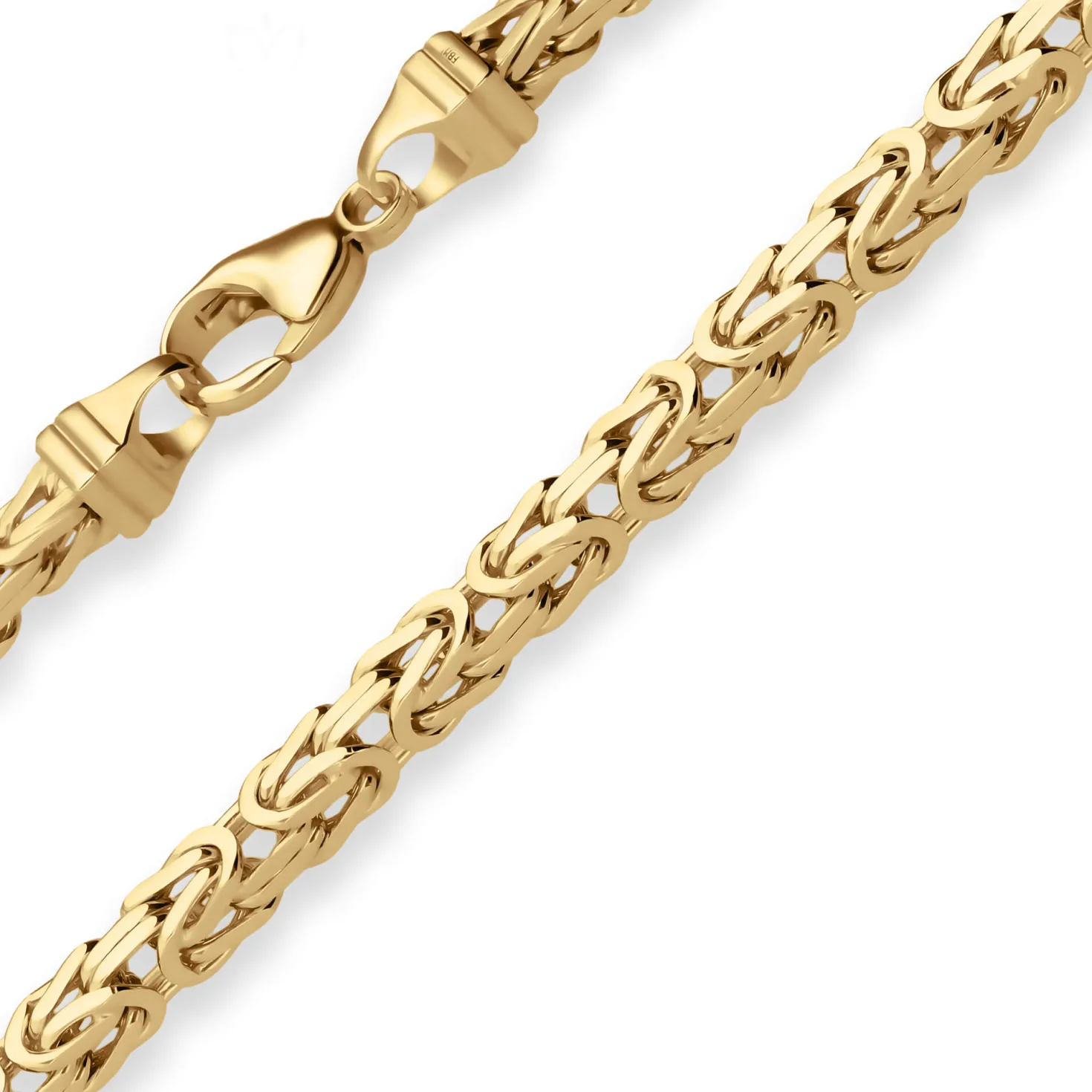 4mm Armband Königskette Goldarmband Armschmuck aus 333 Gold Gelbgold 21cm