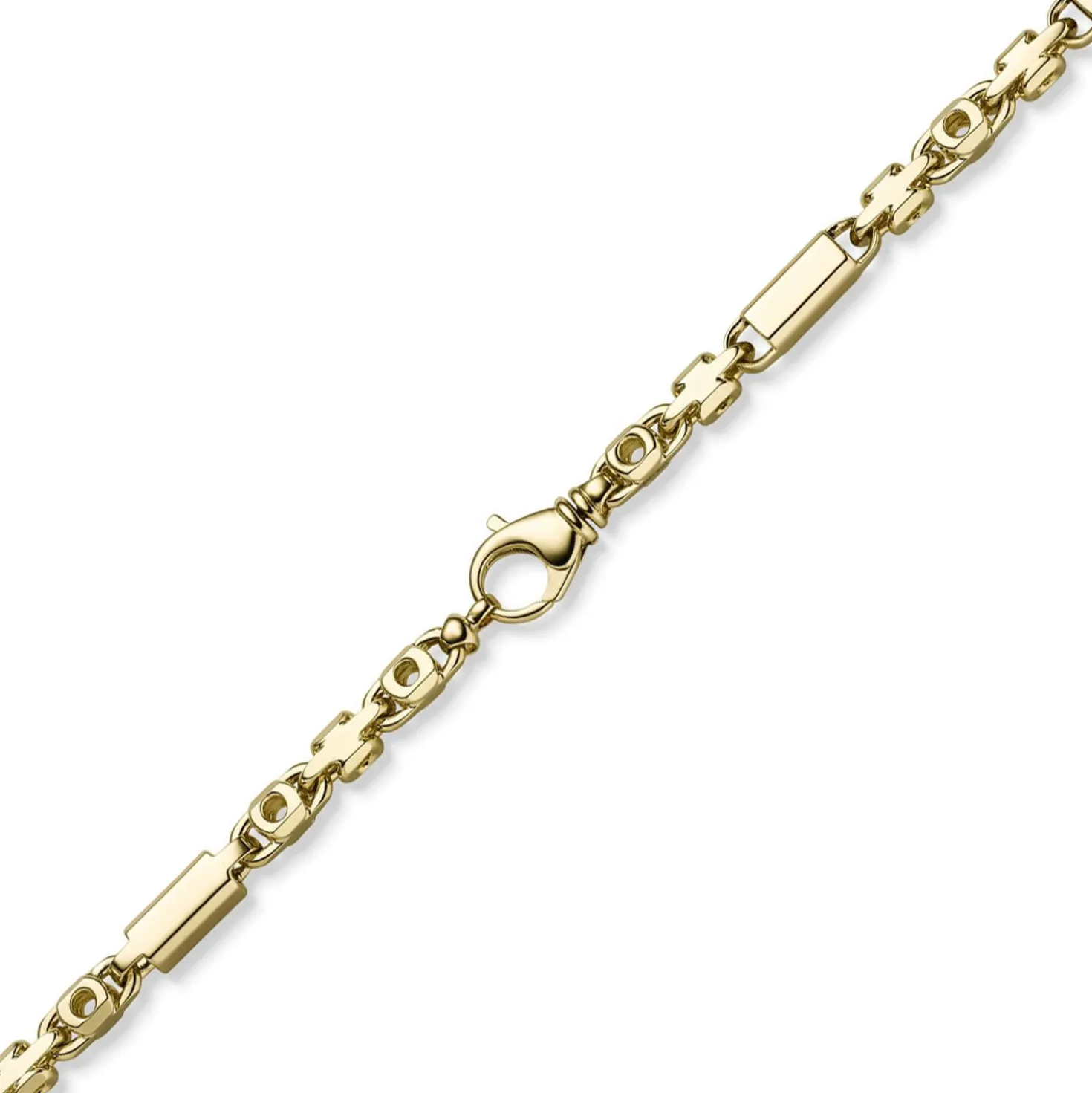 6,5mm Armband Monte Carlo Armkette aus 585 Gold Gelbgold massiv 22cm