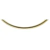 6mm Armband Omegareif Armschmuck flach glänzend 585 Gold Gelbgold, 21cm