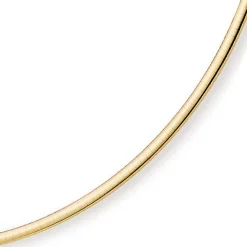 3mm Armband Omegareif Armschmuck flach 585 Gold Gelbgold, 21cm