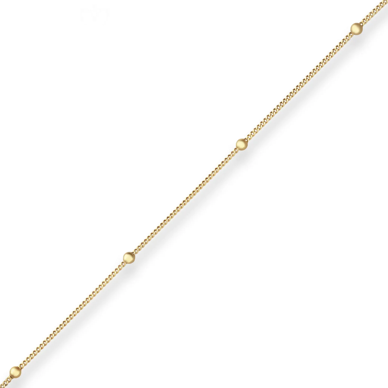 3,1mm Armband Panzerkette Kugel Armschmuck aus 333 Gold Gelbgold 18cm