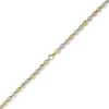7,5mm Armband Phantasiekette Armschmuck aus 585 Gelbgold Weißgold glänzend 21cm
