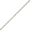 5mm Armband Phantasiekette aus 585 Gold Gelbgold Weißgold bicolor 19cm