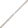 6,5mm Armband Phantasiekette aus 585 Gold Weißgold & Rotgold bicolor 19cm