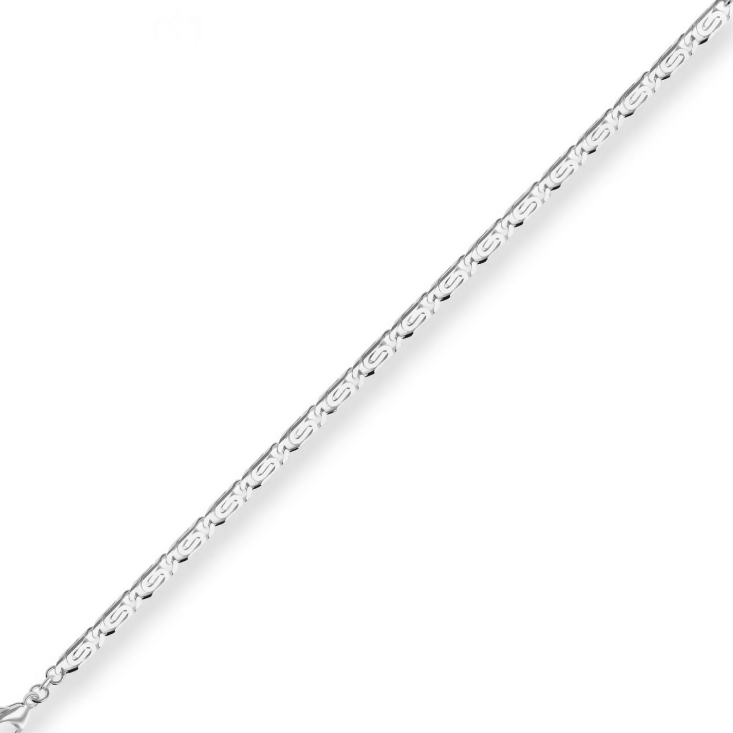 5,6mm Armband S-Panzerkette Silberarmband Armschmuck aus 925 Silber 21cm