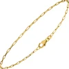 1,6mm Armband Weit-Ankerkette aus 585 Gold Gelbgold massiv diamantiert 19cm