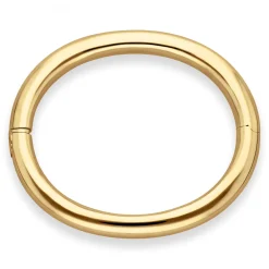 8mm Armreif Armband Armschmuck aus 750 Gold Gelbgold glänzend Ø 61x51mm innen