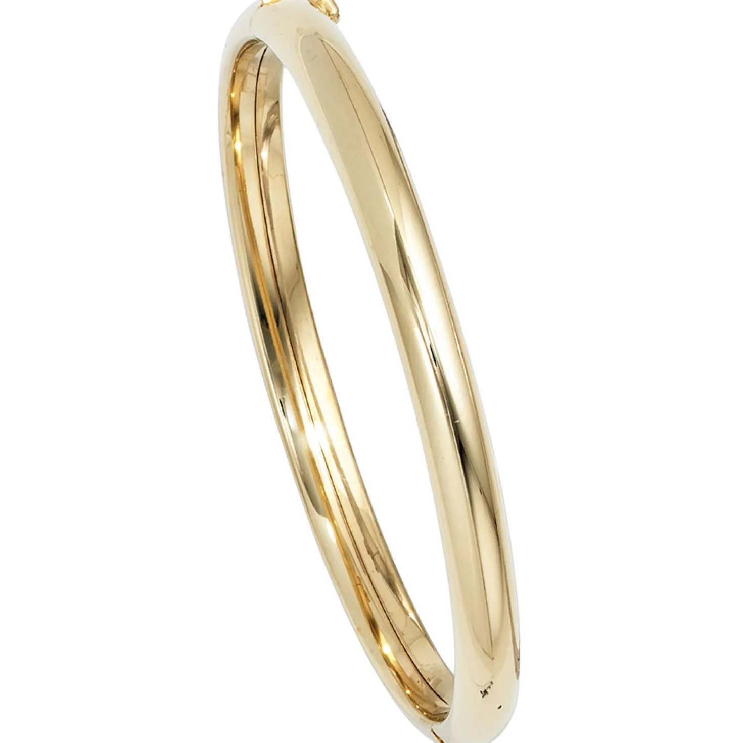 5,8mm Armreif Armband Armschmuck aus 585 Gold Gelbgold oval