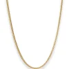 1,5mm Bingokette Collier Halskette aus 585 Gold Gelbgold 42cm