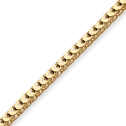 3,2mm Bingokette Goldkette Collier Halskette aus 750 Gold Gelbgold 45cm