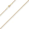 1,3mm Bingokette Goldkette Collier Halskette aus 585 Gold Gelbgold 50cm
