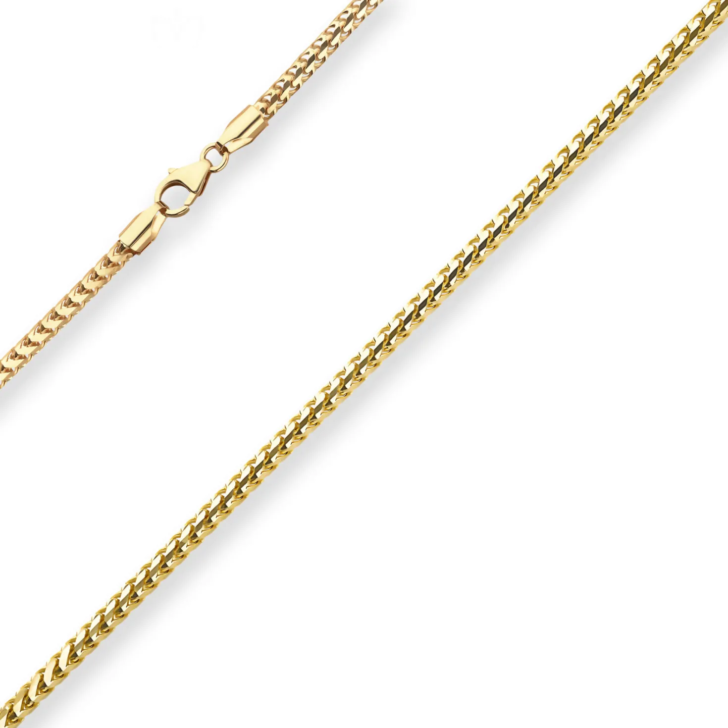 2,5mm Bingokette Goldkette Collier Halskette aus 375 Gold Gelbgold 45cm