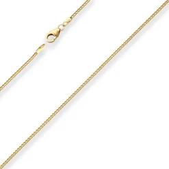 1,3mm Bingokette Goldkette Collier Halskette aus 585 Gold Gelbgold 42cm